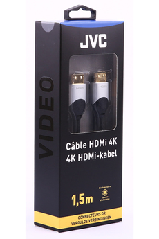 Connectique Audio / Vidéo Jvc CORDON HDMI 4K 1,5M GOLD