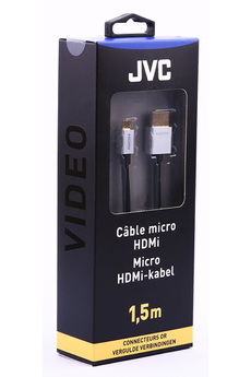 Connectique Audio / Vidéo Jvc MICRO HDMI 1,5m gold