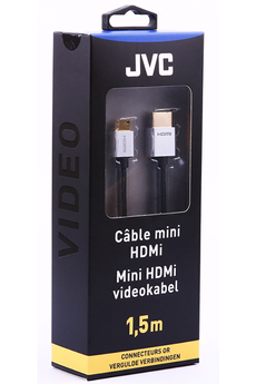 Connectique Audio / Vidéo Jvc Mini HDMI 1,5M connecteur OR
