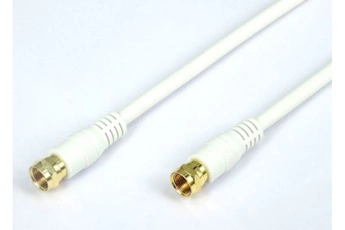 Temium - CABLE ANTENNE SATELLITE 1,5M CONNECTEUR GOLD