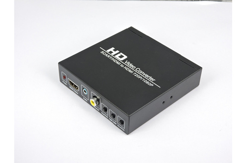 Acheter Câble adaptateur de conversion de convertisseur HDMI vers péritel,  cordon noir de 1m/3,28 pieds