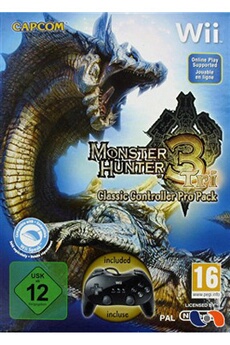 Monster Hunter 3 + Classic Controller Pro Pour Wii Wii