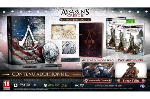 Ubisoft ASSASSIN'S CREED 3 EDITION JOIN OR DIE