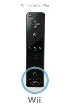 Nintendo Télécommande Wii Plus Noire