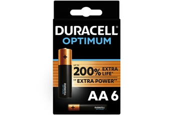 Piles Alcaline Lr03 aaa 1 5v Optimum Duracell Le Lot De 6 Piles - vue 7