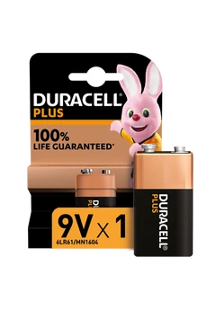 Piles Duracell Pile alcaline Duracell Plus, 9V 6LR61