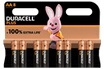 Duracell Pack de 8 piles alcalines AA Duracell Plus, 1,5V LR06 photo 1