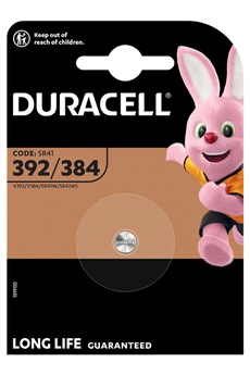 Piles Duracell 1 pile oxyde d'argent Duracell spéciale 392/384 1,55 V (SR41/V392/V384/SR41W/SR41WS)