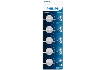 Piles Philips CR 2025 x5