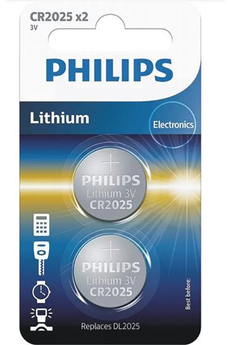 Piles Philips CR2025 x2