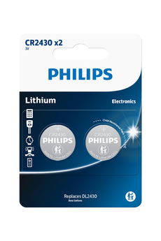 Piles Philips CR2430 x2