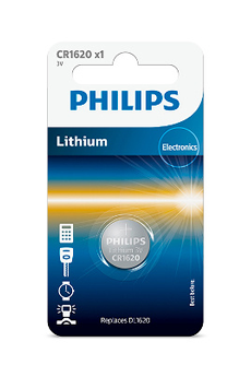 Piles Philips CR1620 3V LITHIUM