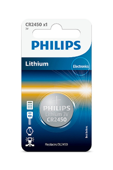 Piles Philips CR2450/10B