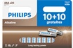 Philips PACK DE 20 PILES AAA photo 1