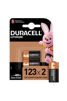 Pile rechargeable Duracell SPE ULTRA 123 X2