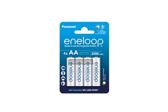 Panasonic - PILES RECHARGEABLES ENELOOP AA X4 2000 MAH