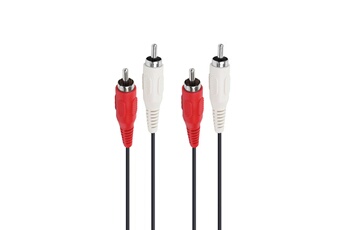 Accsup - 2 RCA MALE 1,5M NOiR
