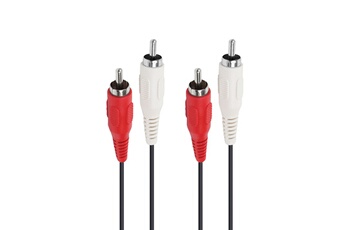 Accsup - CABLE 2 RCA MALE / 5M NOiR