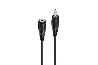 Accsup - Câble et Connectique Accsup RALLONGE JACK 3,5 MALE / JACK 3,5 FEMELLE 3M NOIR