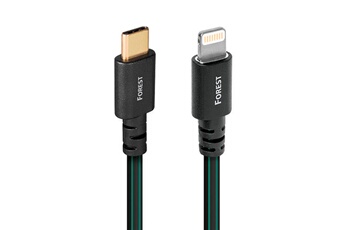 Câble et Connectique Audioquest CABLE USB LIGHTNING / USB-C FOREST 0.75M
