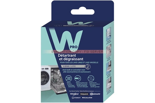 Wpro NETTOYANT DÉTARTRANT DES616 WPRO 3&1 x6 LL / LV