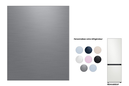 Accessoire Réfrigérateur et Congélateur Samsung Panneau Bas Platinum Inox - RA-B23EBBS9GG BESPOKE
