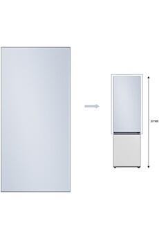 Samsung - PANNEAU HAUT 203cm SATIN SKYBLUE - RA-B23EUT48GM BESPOKE
