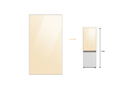 Accessoire Réfrigérateur et Congélateur Samsung PANNEAU HAUT 185cm CLEAN VANILLA - RA-B23EUU18GM BESPOKE