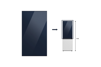 Accessoire Réfrigérateur et Congélateur Samsung PANNEAU HAUT 185cm GLAM NAVY - RA-B23EUU41GM BESPOKE