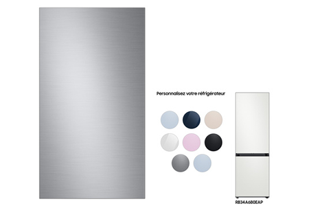 Accessoire Réfrigérateur et Congélateur Samsung Panneau Haut Platinum Inox - RA-B23EUUS9GG BESPOKE