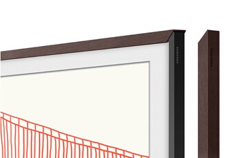 Cadre The Frame 50'' Noyer - vue 3