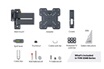 Vogel's TVM 324FD9 FULL ORIENTABLE POUR TELEVISION DE 19'' A 43'' photo 6