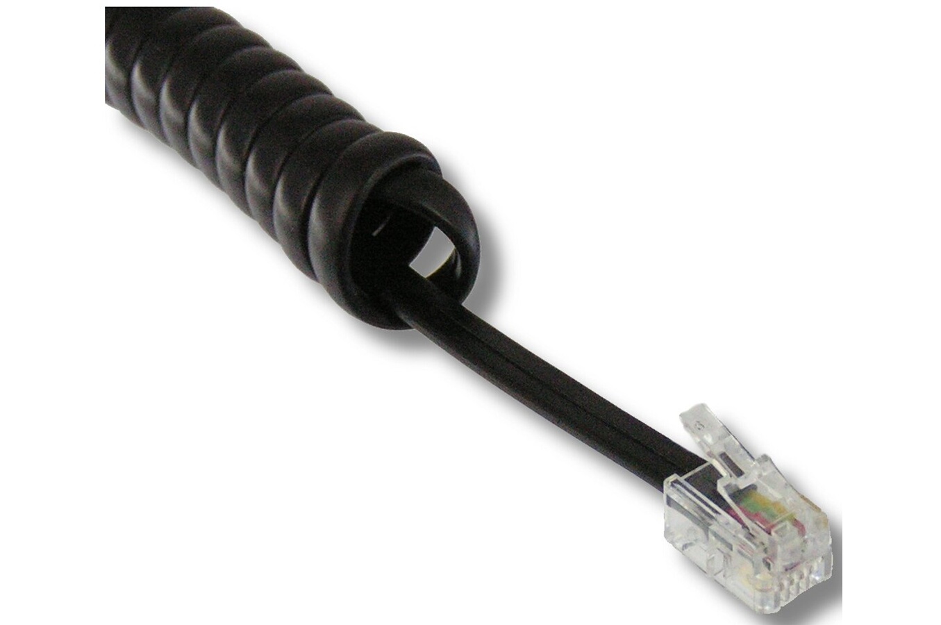 Cordon et fiche téléphone Lineaire CORDON COMBINÉ NOIR PHONE CABLE
