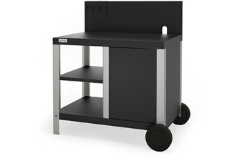 Large espace de travail / Déplacement facile sur tout type de terrain / Dimension L 99 x P 64 x H 102 cm / 1 porte avec système d'ouverture push pull