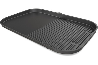 2 en 1 pour saisir et faire sauter / Pour griller jusqu'à 4 burgers en même temps / Revêtement anti-adhérent / Dimensions : 45cm x 31cm