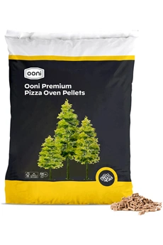 Pellets pour four à pizza - Contenance : 10 kgs / A partir de bois 100% naturel de qualité alimentaire / Conçus pour optimiser la flamme / Produisent un minimum de cendres