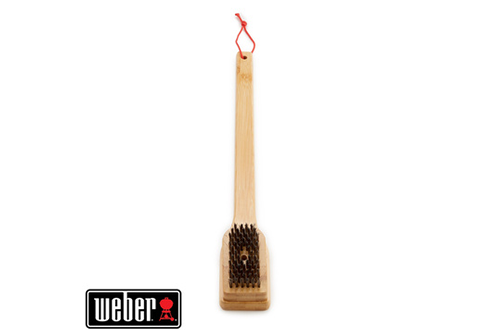 Petite Brosse 30 cm en Bambou Nettoyage grille - Weber