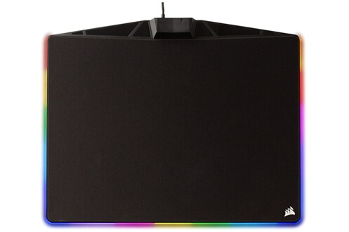 CORSAIR - Tapis de Souris Corsair Gaming MM800 Polaris rétroéclairé RGB  (Noir) 109068