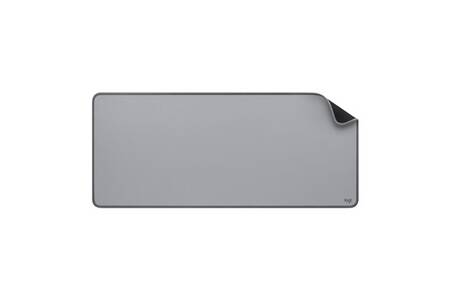 Tapis de souris Logitech Large Desk Mat Studio Series, Multifonctionnel et Etendu - Gris