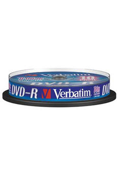 DVD vierge Verbatim DVD-R 4,7 Go x 10