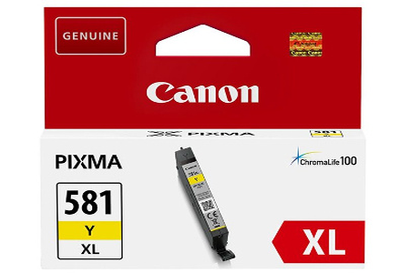Cartouche d'encre Canon CLI-581 JAUNE XL
