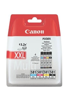 Canon - Cartouche d'encre Canon PACK CLI-581 NOIR ET COULEURS XXL