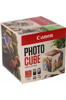 Canon - PG560/CL561 PHOTO CUBE BLANC/VERT + PP-201
