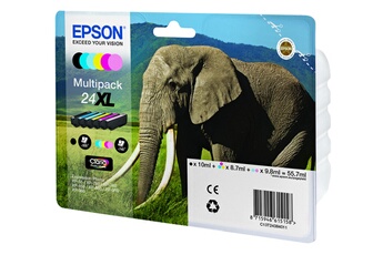 Epson - PACK ELEPHANT 6 COULEURS XL