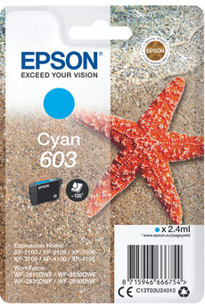 Cartouche d'encre EPSON 603 XL Noir - Etoile de mer (C13T03A14010