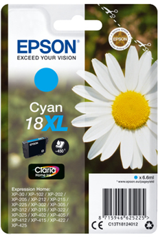 Cartouche d'encre Epson PAQUERETTE CYAN XL