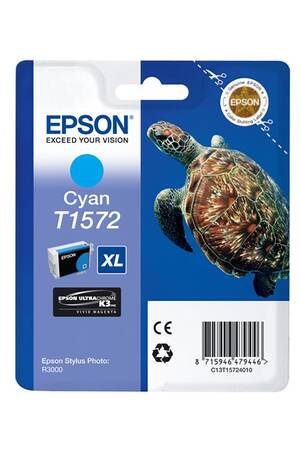 Cartouche d'encre Epson tortue T1572 Cyan XL