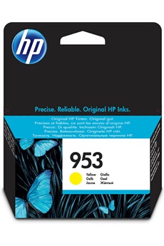 HP - HP 953 Cartouche d'Encre Jaune Authentique (F6U14AE)