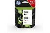 Hp HP 304 Pack de 2 Cartouches d'Encre Noire et Trois Couleurs Authentiques (3JB05AE) photo 1