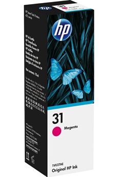 HP - HP 31 Bouteille d'encre Magenta Authentique 70 ml (1VU27AE) pour HP Smart Tank Plus 455 / 457 / 555 / 559 / 570 / 655